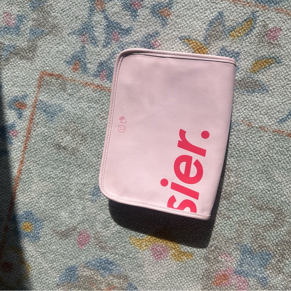 Glossier Pink and Red Pouch - Picture 6 of 12